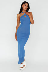 Nalu Keyhole Knit Maxi Dress Tide